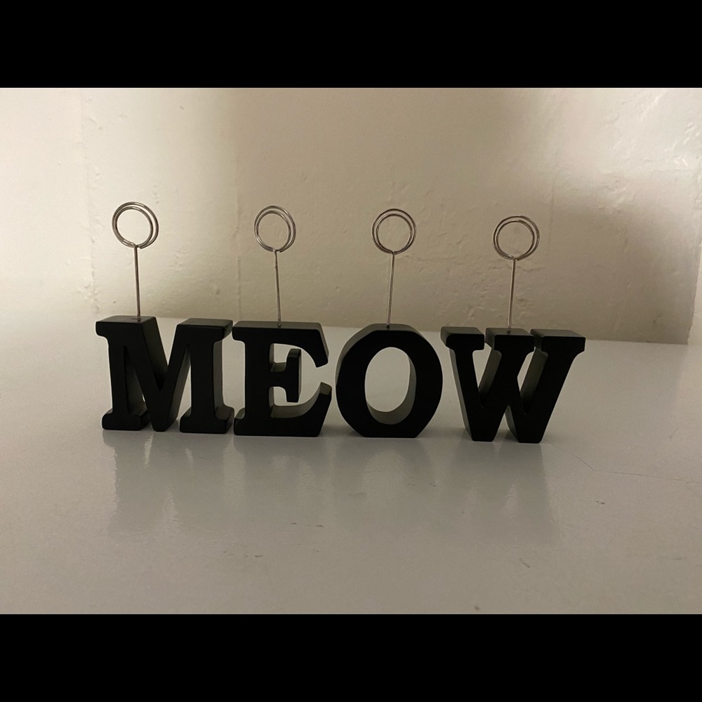 5 for $25. MEOW picture holder